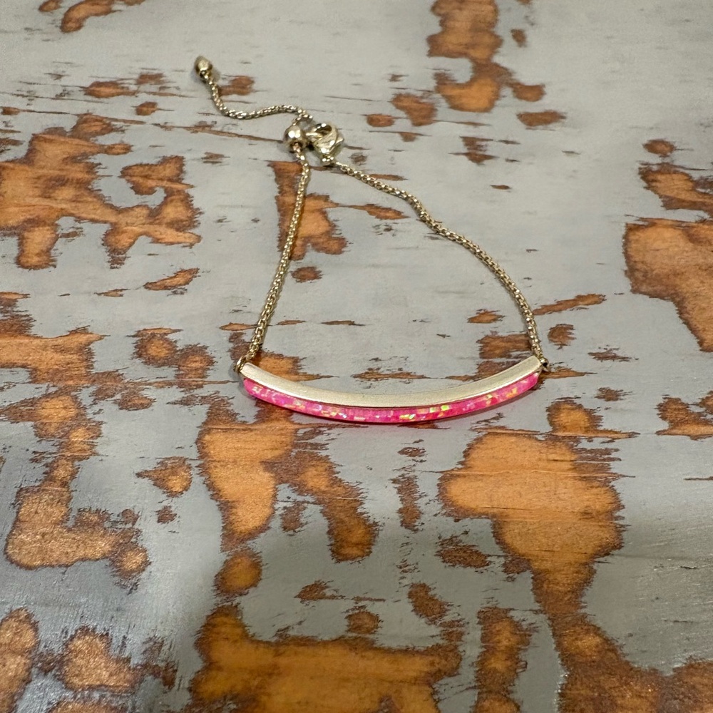 Kendra Scott Adjustable Bracelet - Hot Pink